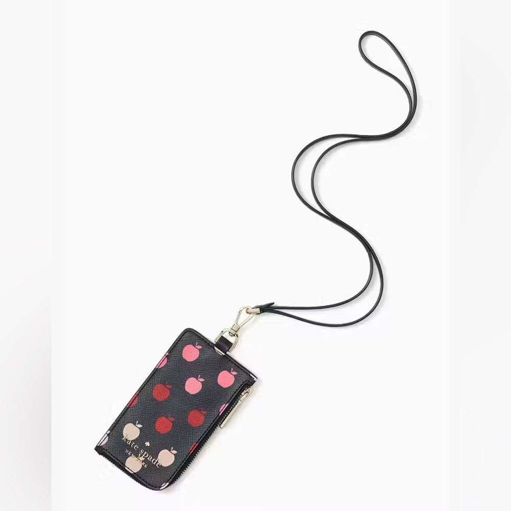 Kate Spade Apple Lanyard Cardholder